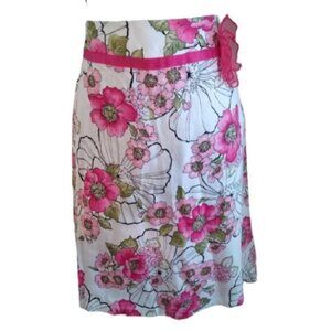 b.i.y.a.y.c.d.a. Women's Floral Skirt, Mulitcolored,  Size 14
